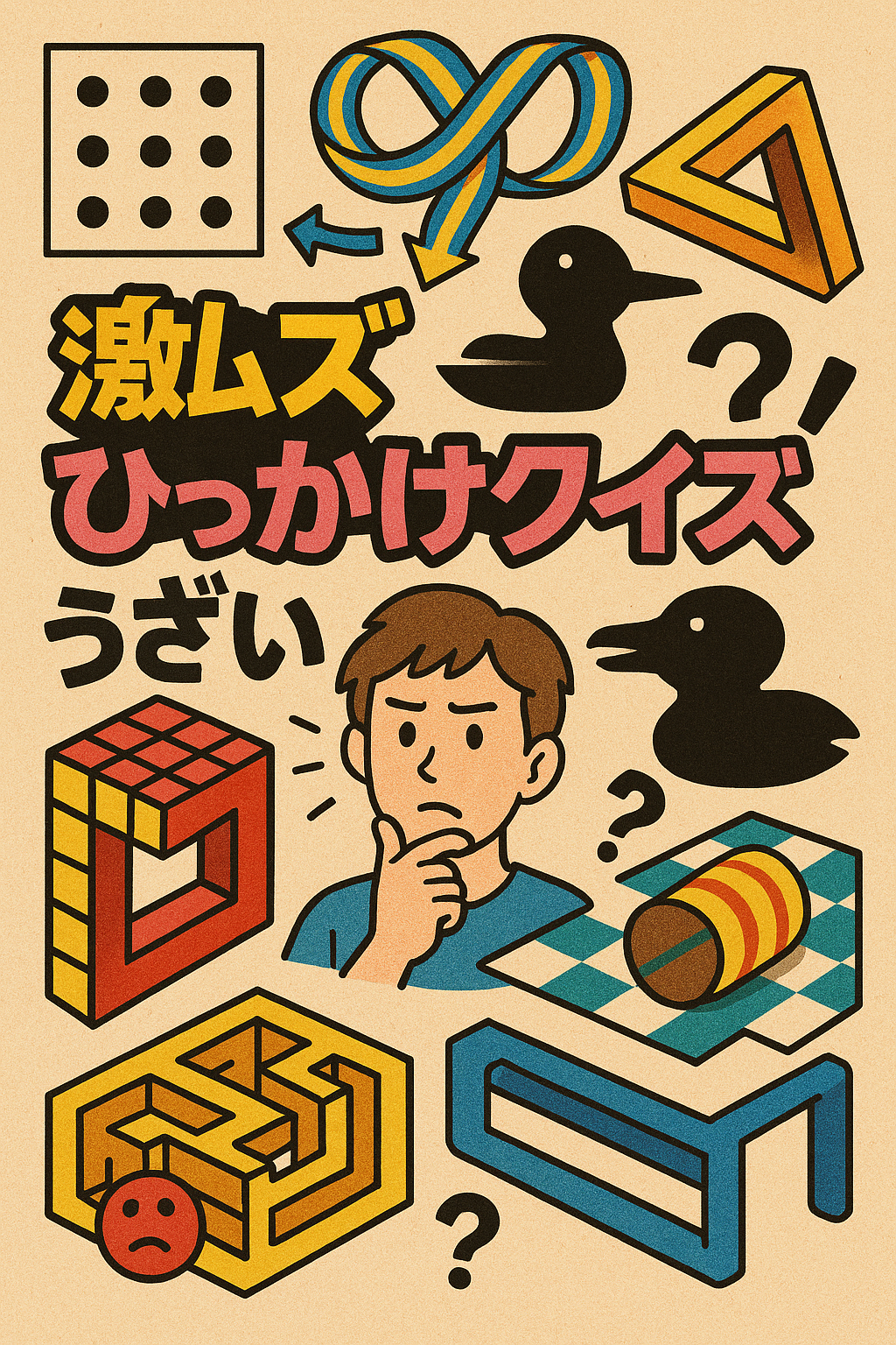 激ムズひっかけクイズ10選！うざすぎて逆にハマる問題集
